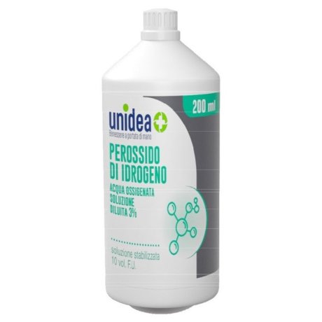 UNIDEA PEROSSIDO DI IDROGENO 10 VOLUMI 200 ML