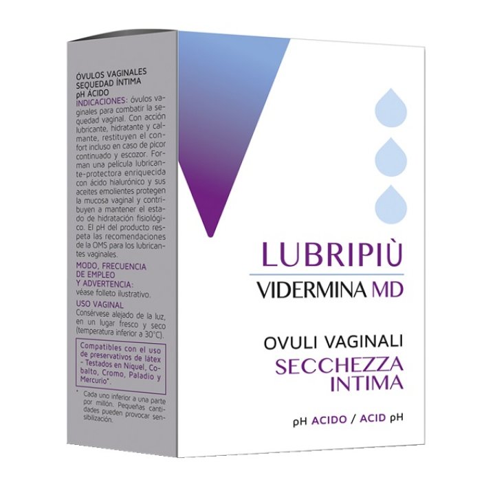 VIDERMINA LIBRIPIU\' OVULI VAGINALI 2 BLISTER DA 5 OVULI