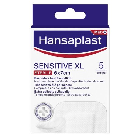 CEROTTO HANSAPLAST SENSITIVE XL 10 PEZZI