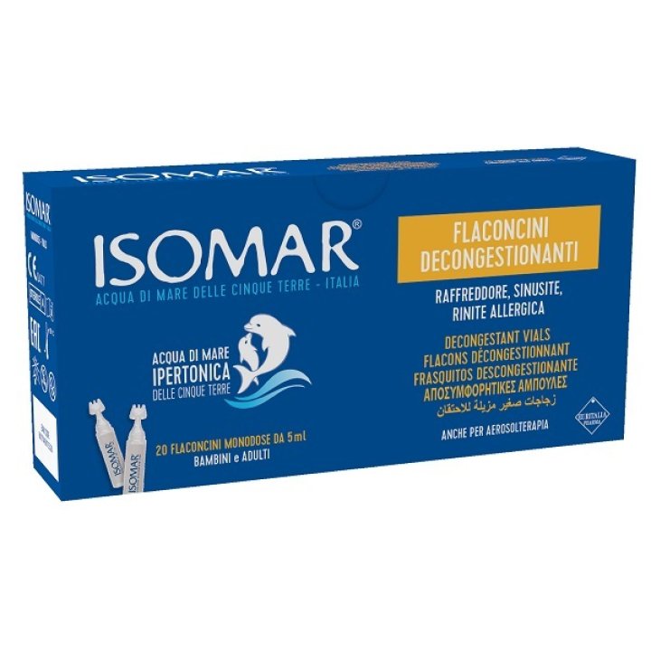 ISOMAR SOLUZIONE DECONGESTIONANTE NASALE 20 FLACONCINI 5 ML