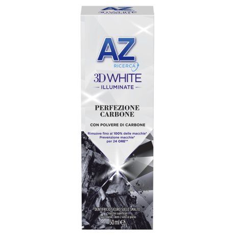 AZ DENTIFRICIO 3D WHITE ILLUMINANTE CARBONE 50ML