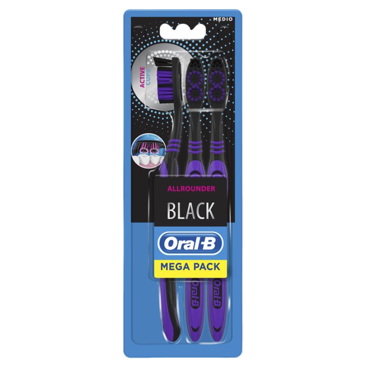 ORALB ALL ROUNDER BLACK SPAZZ