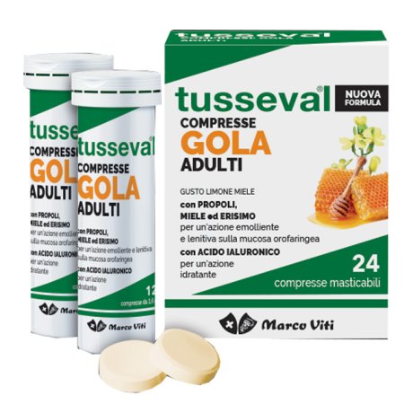 TUSSEVAL LA ADULTI 24 COMPRESSE