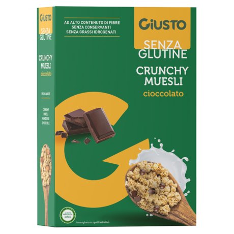 GIUSTO SENZA GLUTINE MUESLI AVENA E CIOCCOLATO 375 G