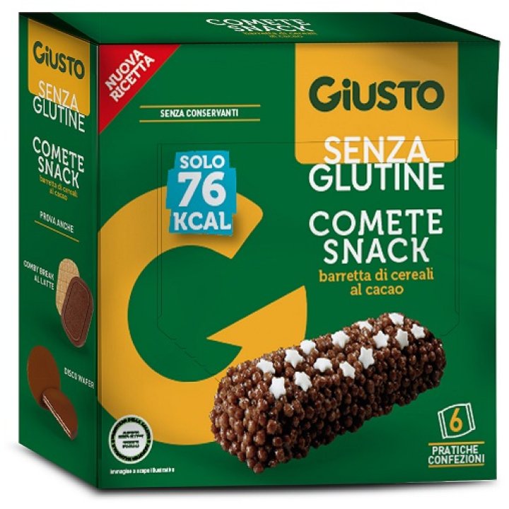 GIUSTO SENZA GLUTINE COMETE SNACK 120 G