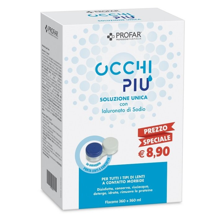 PROFAR OCCHI PIU\' SOLUZIONE UNICA 2 FLACONI DA 360 ML CE