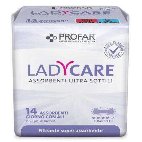 LADYCARE ASSORBENTI GIORNO ALI 14 PEZZI PROFAR LADYCARE ASSORBENTI GIORNO ALI 14 PEZZI PROFAR
