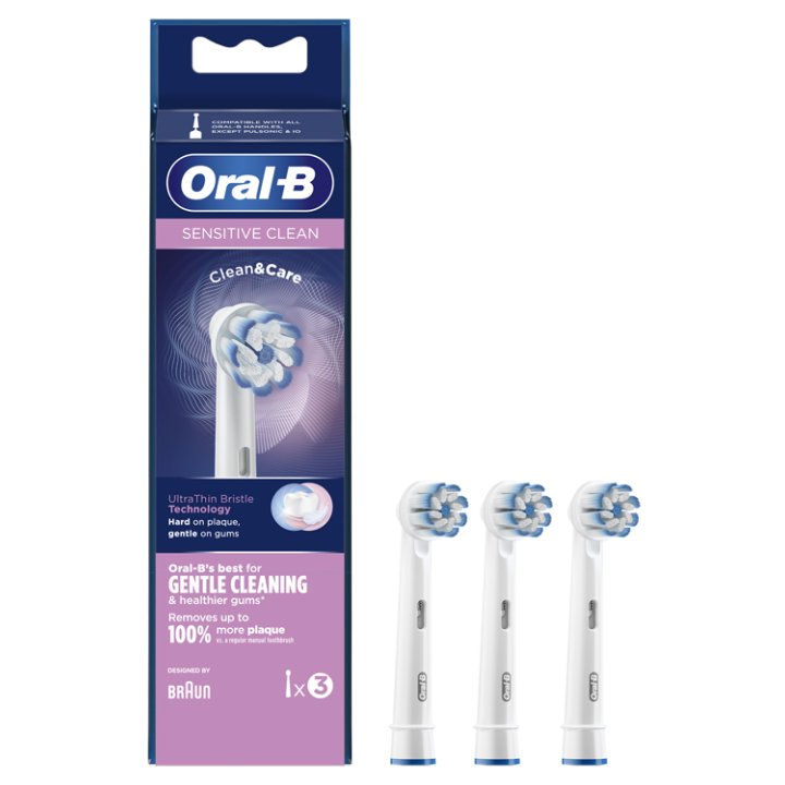 ORALB REFILL EB-60-3 SENSITIVE CLEA