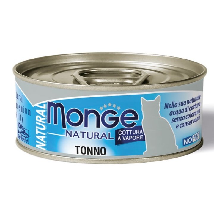 MONGE NATURAL QUALITY GATTO MONGE NATURAL TONNO DELL\'ATLANTICO 80 G