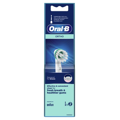 ORALB POWER REFILL ORTHOCARE 2 PEZZI