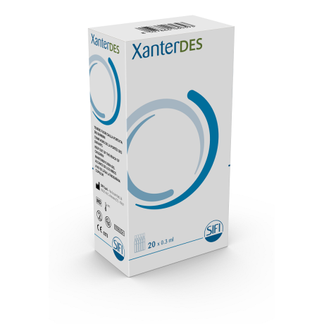SOLUZIONE OFTALMICA XANTERDES SOLUZIONE 20 PEZZI DA 0,3 ML SOLUZIONE OFTALMICA XANTERDES SOLUZIONE 20 PEZZI DA 0,3 ML