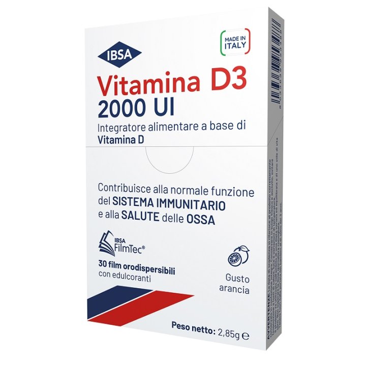 VITAMINA D3 IBSA 2000 UI 30 FILM ORODISPERSIBILI