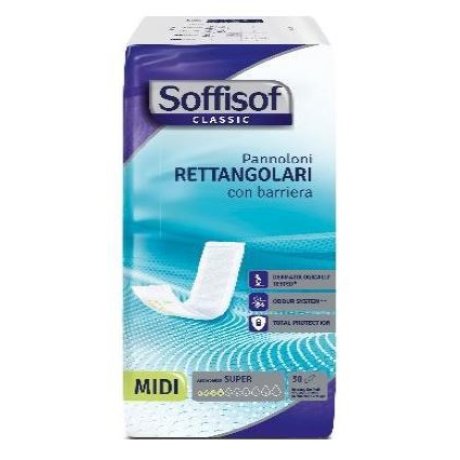 SOFFISOF CLASSIC PANNOLONE RETTANLARE CON BARRIERA 30 PEZZI