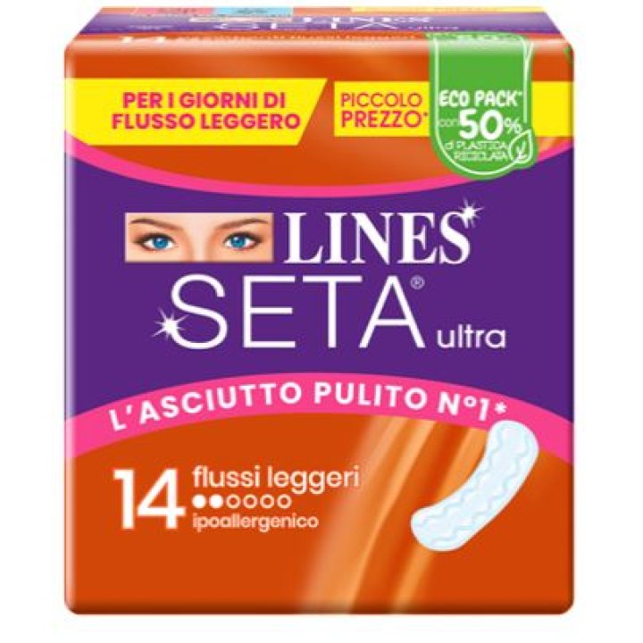 LINES SETA ULTRA ASSORBENTI LEGGERO DWCT 14 PEZZI