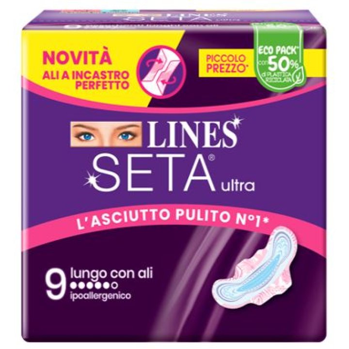 LINES SETA ULTRA ASSORBENTI LUN ALI DWCT 9 PEZZI