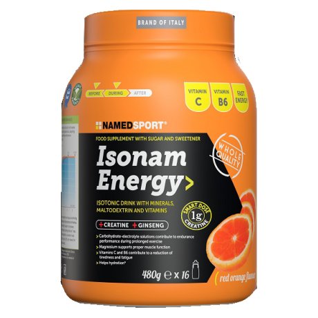 ISONAM ENERGY ORANGE 480 G 1 G CREATINA