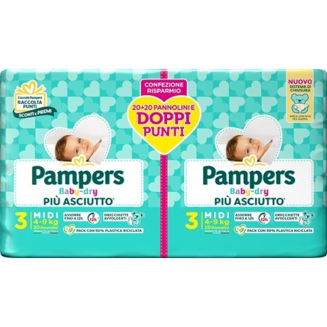 PAMPERS BD DUO DOWNCOUNT M 40P