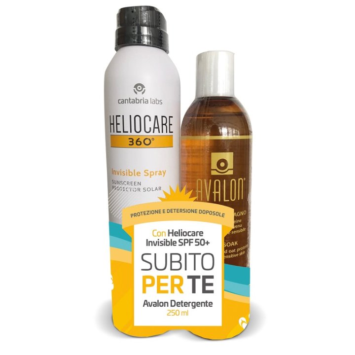 HELIOCARE INVISIBLE SPRAY SPF50+ 200 ML + AVALON DETERGENTE FLUIDO 250 ML