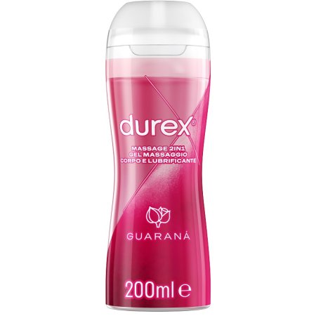 DUREX MASSAGE 2 IN 1 GEL MASSAGGIO CORPO E LUBRIFICANTE GUARANA\' 200 ML