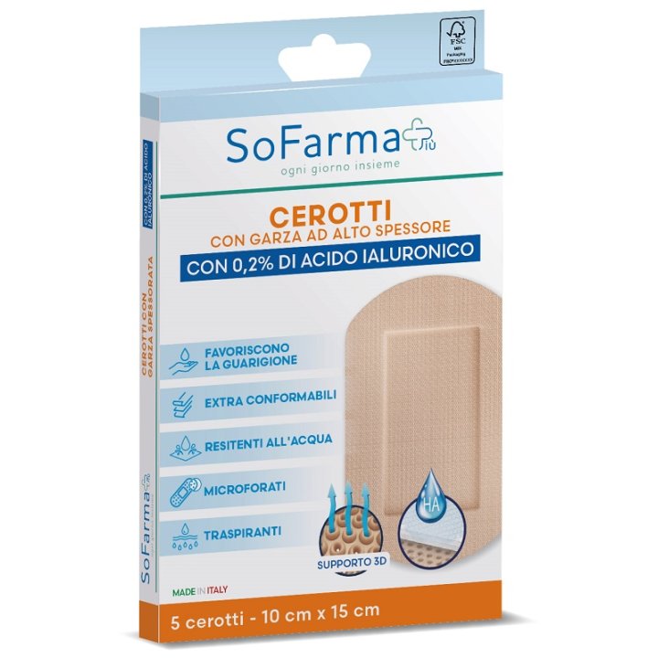 CEROTTO CICATRIZ 10X15 5P SF+