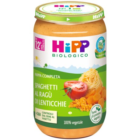 HIPP SPAGHETTI RAGU'LENTICCH BIO