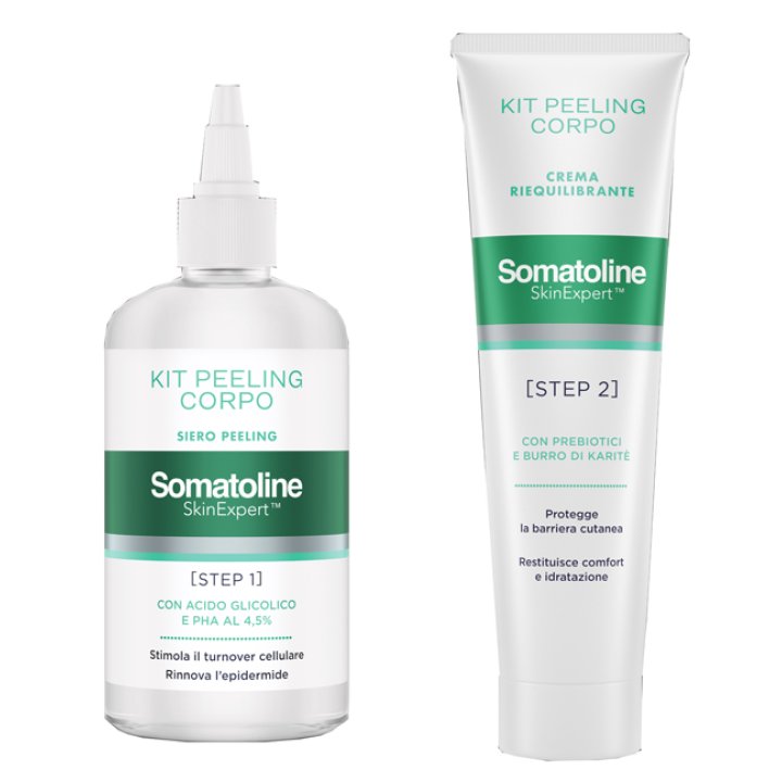 SOMATOLINE SKIN EXPERT KIT PEELING CORPO 1 GEL PEELING 200 ML + 1 CREMA RIEQUILIBRANTE 100 ML