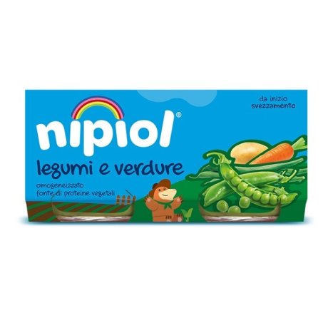 NIPIOL OMOG LEGUMI VERDURE 2X80G