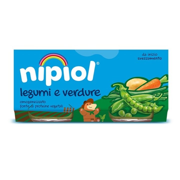 NIPIOL OMOG LEGUMI VERDURE 2X80G