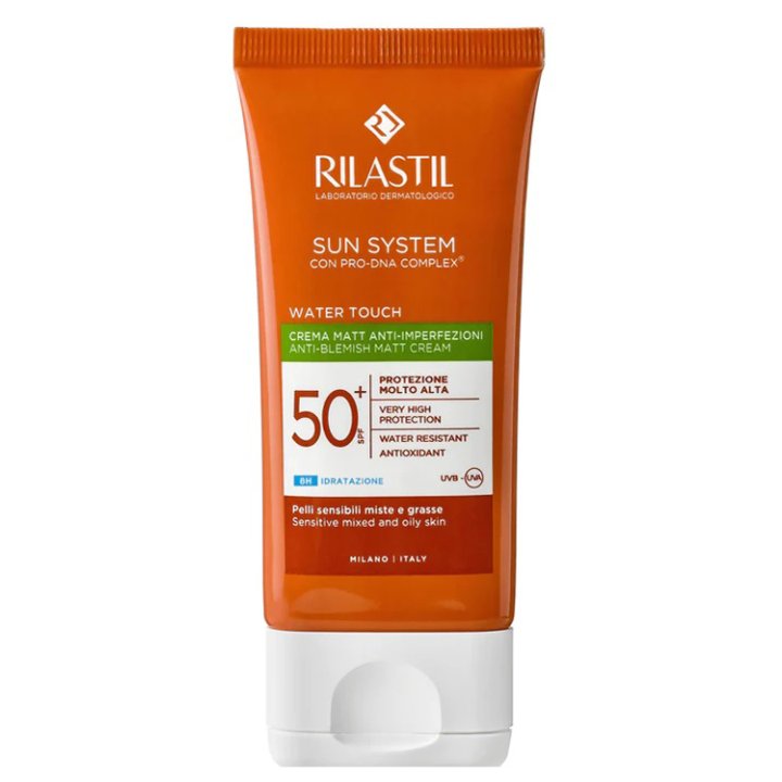 RILASTIL SUN SYSTEM WATER TOUCH FLUIDO SPF50 50 ML NUOVA FORMULAZIONE