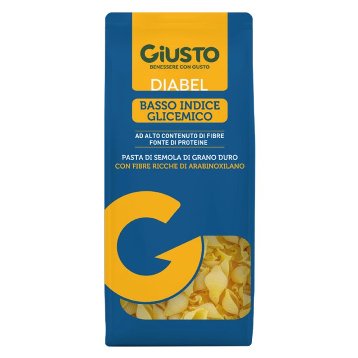 GIUSTO DIABEL BASSO INDICE GLICEMICO PASTA CONCHIGLIETTE 400G