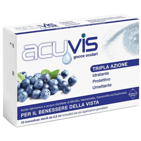 CCE OCULARI ACUVIS 10 FLACONCINI 0,5 ML