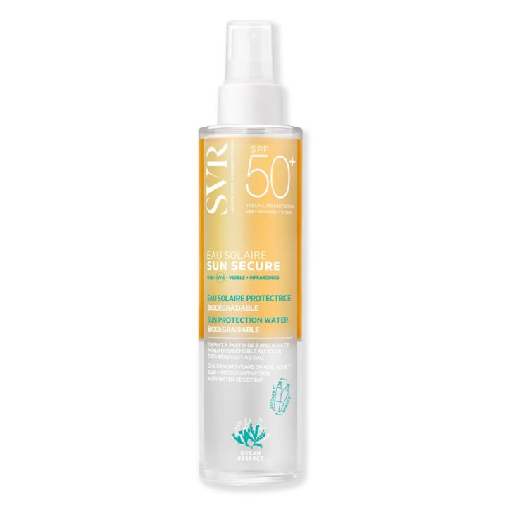 SVR Sun Secure Eau Solare - Acqua solare protettiva biodegradabile - SPF50 200ml