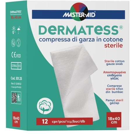 DERMATESS COT GARZA 18X40 12PZ