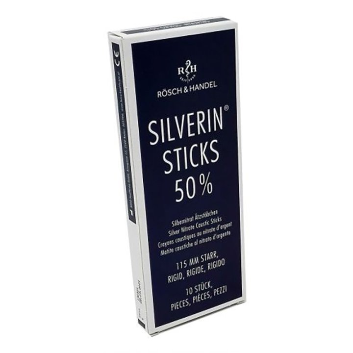 SILVERIN STICKS 50% MATITA CAUSTICA AL NITRATO D\'ARGENTO RIGIDO 115MM