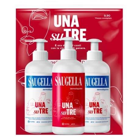 EXPO SAUGELLA 1 SU 3 BUNDLE SAUGELLA DERMOLIQUIDO 3 X 200 ML