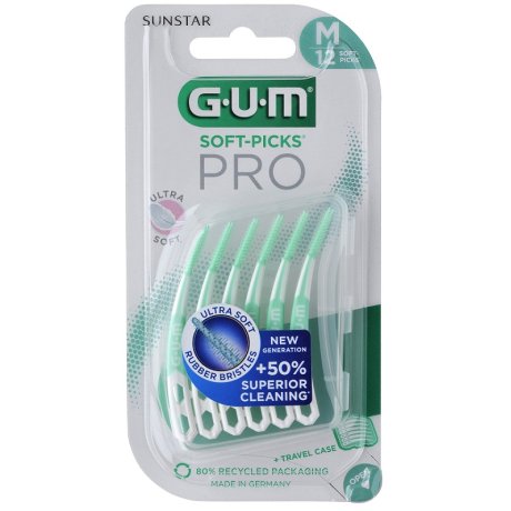 GUM SOFT PICK PRO MEDIUM 12PZ