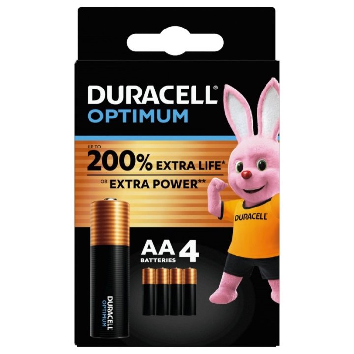 DURACELL OPTIMUM AA 1500 B4 4PZ