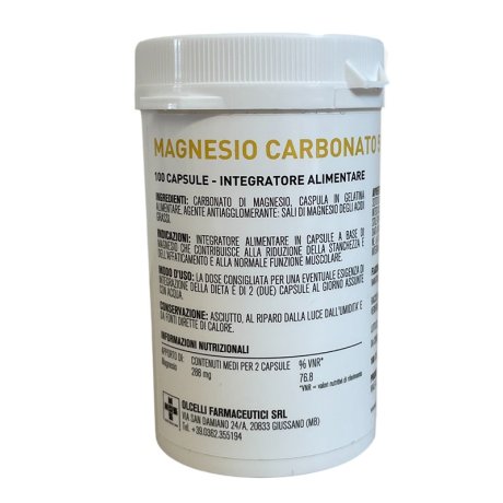 MAGNESIO CARBONATO 100 CAPSULE