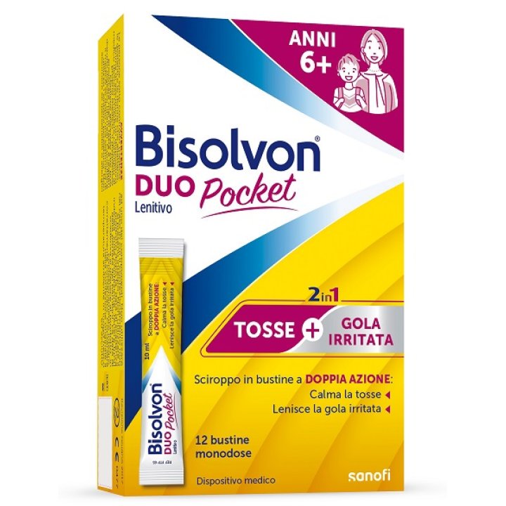 BISOLVON DUO POCKET LENITIVO NEW 12 BUSTINE