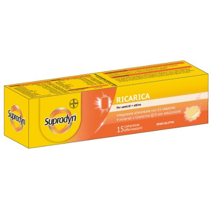 Supradyn Ricarica Integratore Alimentare di vitamine e minerali - 15 compresse effervescenti