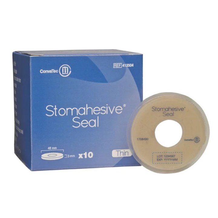 ANELLO STOMIA STOMAHESIVE SEAL FORO APERTURA 18MM DIAMETRO 48MM 10 PEZZI