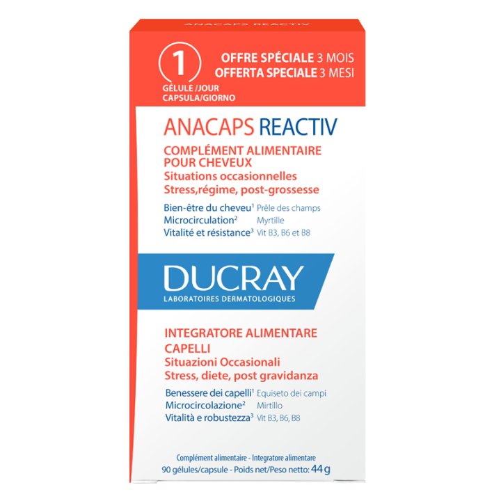 ANACAPS REACTIV CADAUTA CAPELLI OCCASIONALE 90 CAPSULE