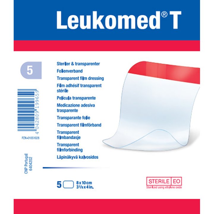 LEUKOMED T MEDICAZIONE TRASPARENTE 8X10 CM