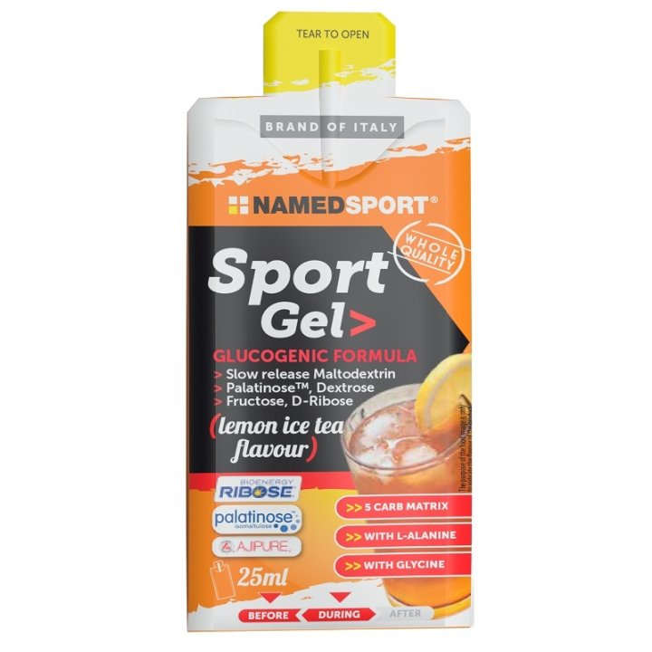 SPORT GEL LEMON ICE TEA 25ML