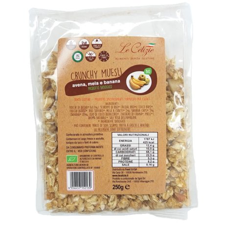 LE CELIZIE CRUNCHY AVENA/MELA/BANANA 250 G