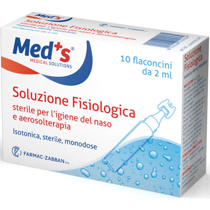 MEDS SOLUZIONE FISIOLOGICA STERILE ASTX10 FL 2ML MEDS SOLUZIONE FISIOLOGICA STERILE ASTX10 FL 2ML