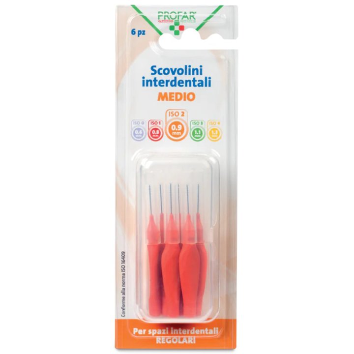 PROFAR SCOVOLINI ARANCIONI 0,9 6 PEZZI