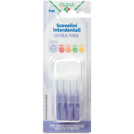 PROFAR SCOVOLINI LILLA 0,6 6 PEZZI PROFAR SCOVOLINI LILLA 0,6 6 PEZZI