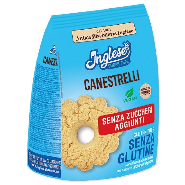 INGLESE BISCOTTI CANESTRELLI SENZA ZUCCHERI AGGIUNTI 200 G