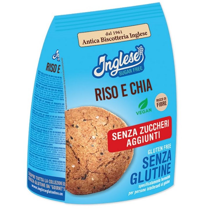 INGLESE BISCOTTI GRISO E CHIA SENZA ZUCCHERI AGGIUNTI 200 G